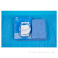 Lot de draps chirurgicaux jetables pour urologie TUR